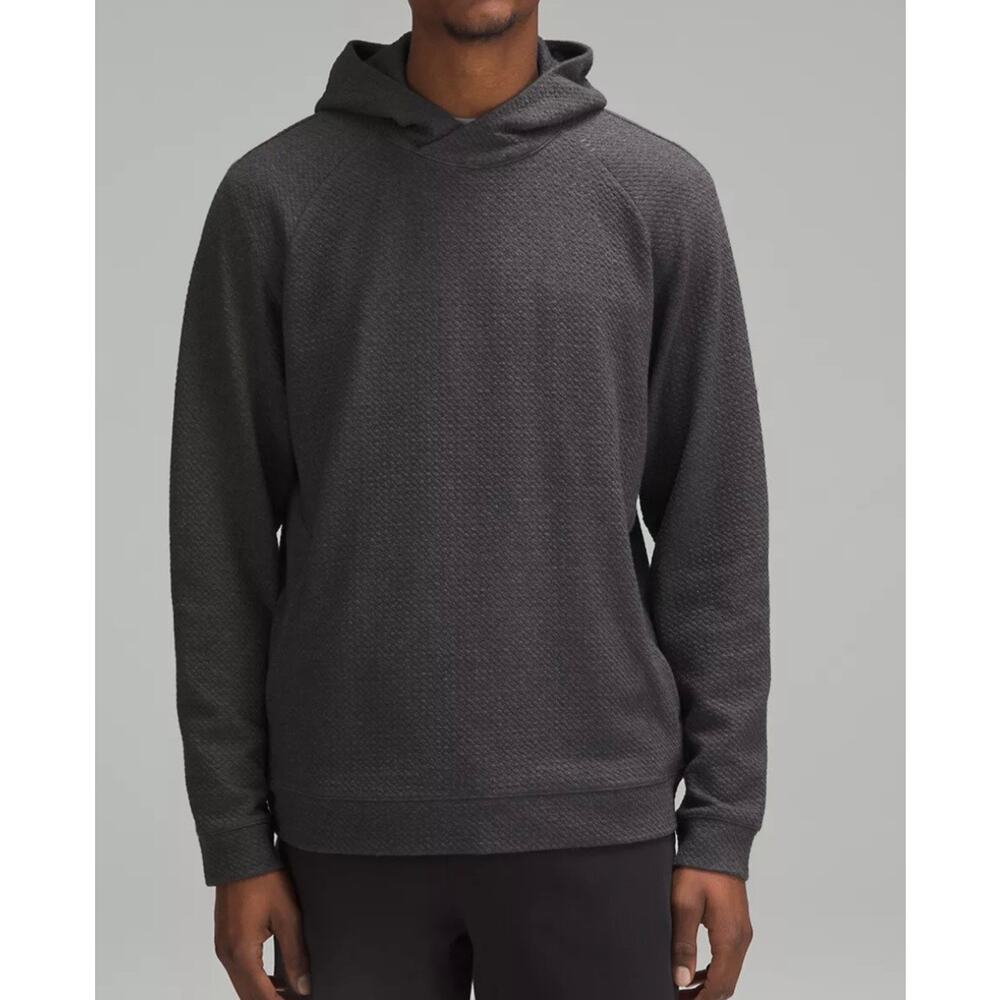Lululemon Men’s Textured Double-Knit Cotton Hoodie Size Large